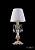 Лампа настольная  Bohemia Ivele Crystal  арт. 1702L/1-30/GW/SH32-160