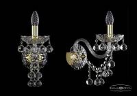 Бра  Bohemia Ivele Crystal  арт. 1409B/1/195/XL/G